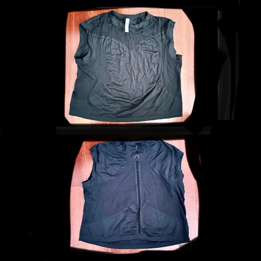 Black Varley Crop Tank